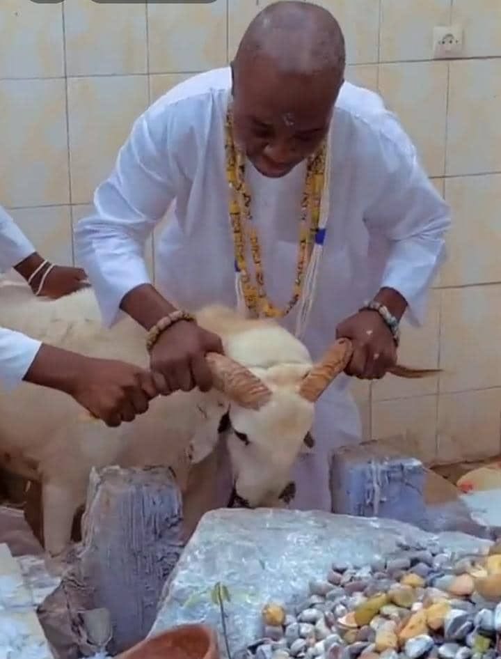 Doctor Mzeeomuut African witchdoctor and traditional healer